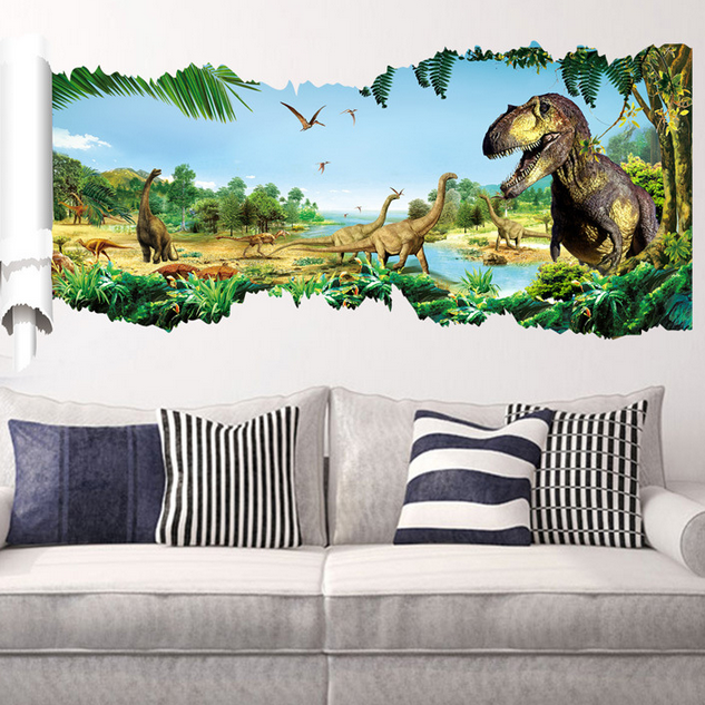 Tranh dán tường decal 3D