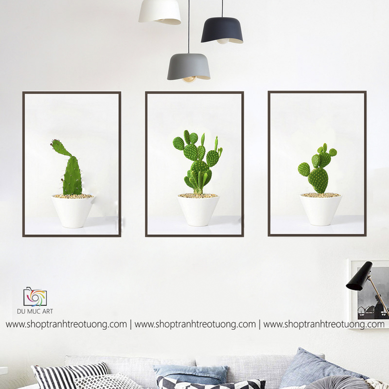 Tranh decor: Xương rồng tai thỏ