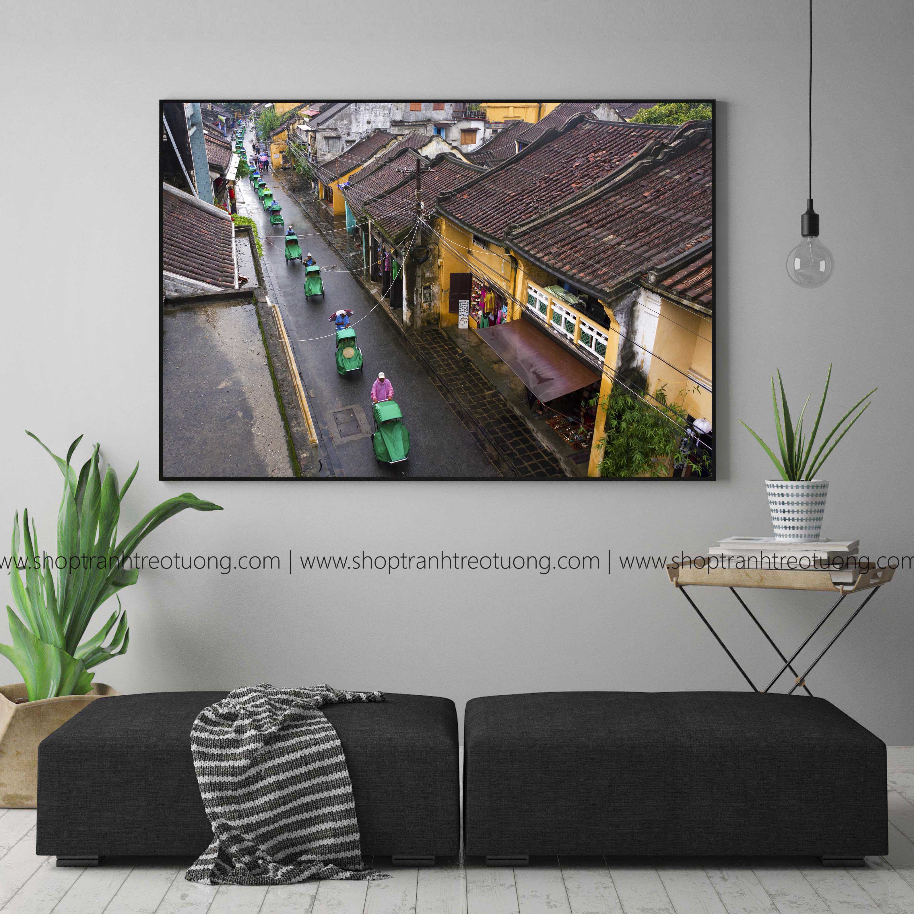 Tranh Hội An: Phố cổ Hội An