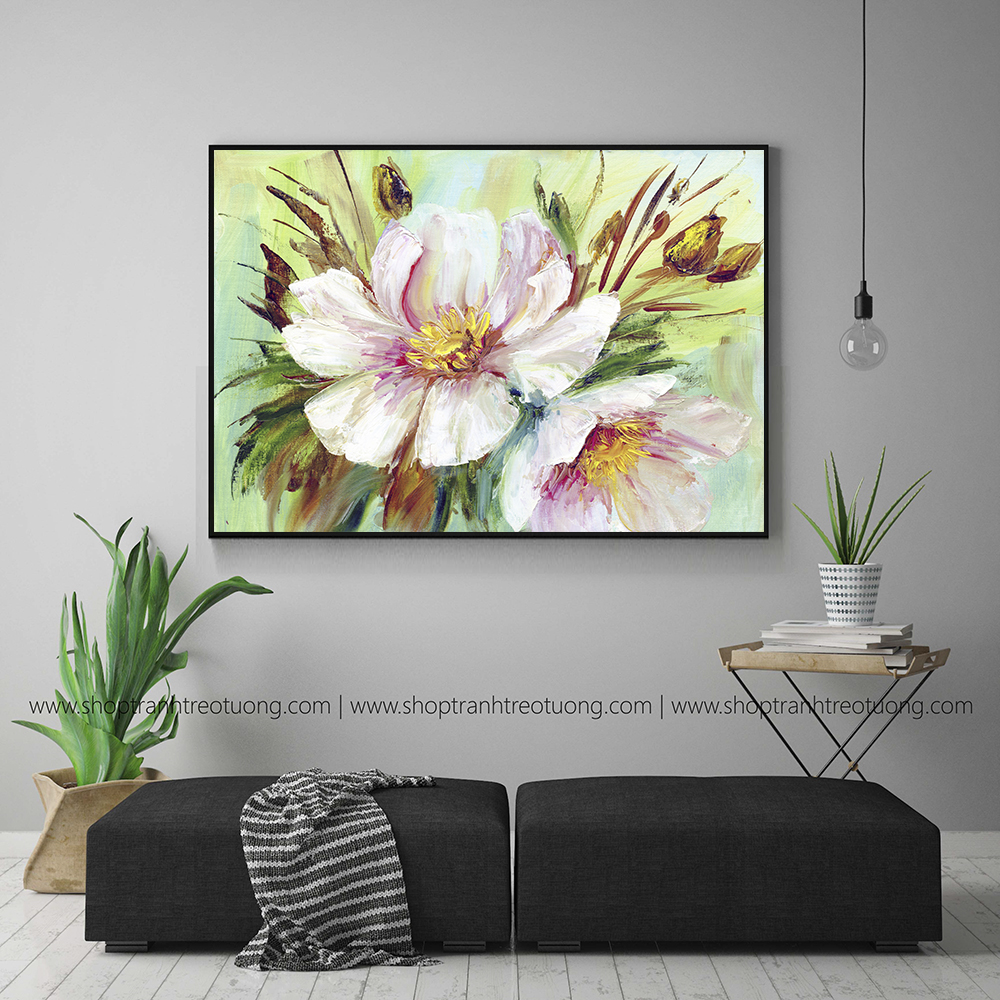 Tranh decor: Tranh hoa