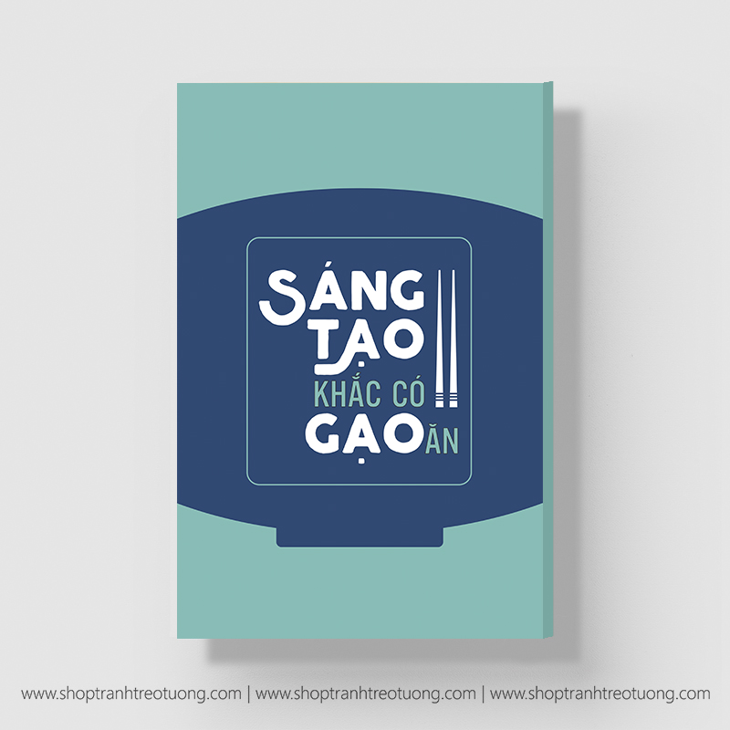 Tranh động lực: Sáng tạo khắc có gạo ăn